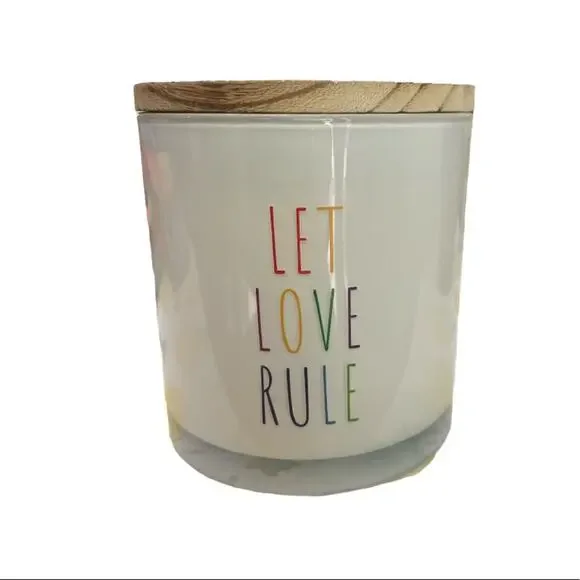 COPY - Pride Let Love Rule 3 Wick Candle - Picture 2 of 6